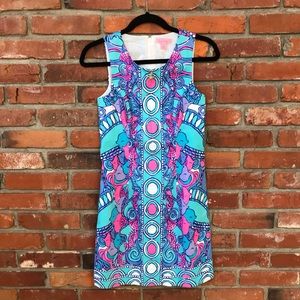 Lilly Pulitzer Abigail Shift Dress Sea Jewels